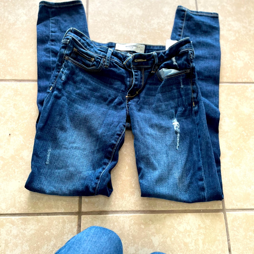 Abercrombie and fitch skinny jeans size 4L